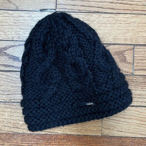 Nobis Wool Blend Cable Knit  Toque